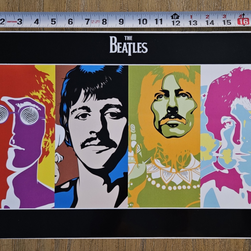 The Beatles Psychedelic Pop Art Print - Picture 3 of 3